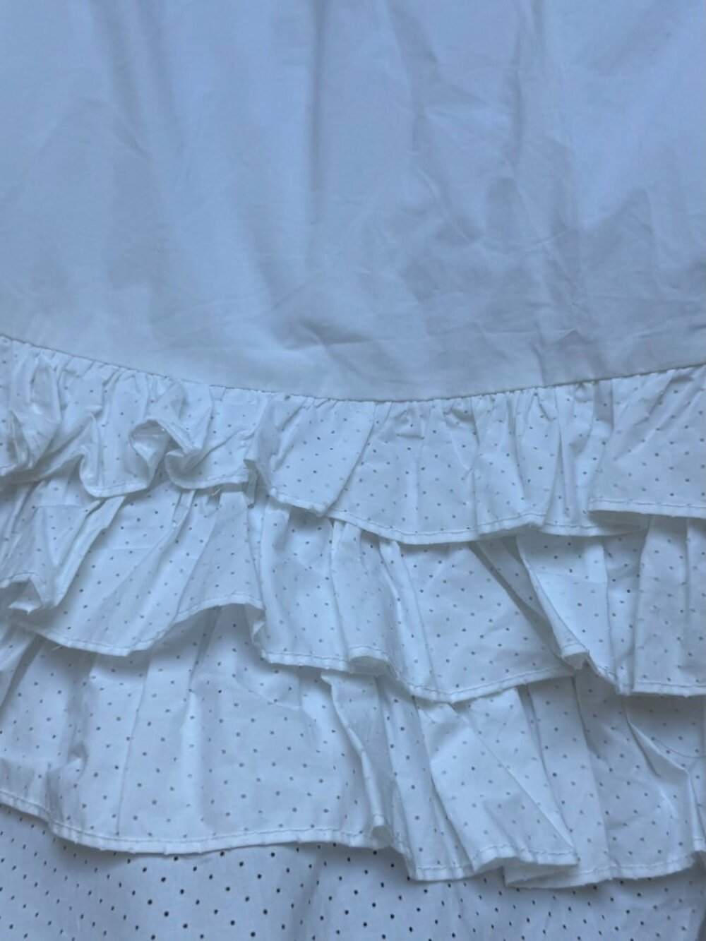rose & Poetry Fannie High-Low Hi Asymmetrical tiered Ruffled Skirt Small S - Picture 11 of 16